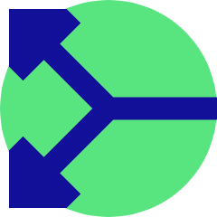 Triangle Arrow Split Vertical Left 2 Icon from Sharp Pop Set
