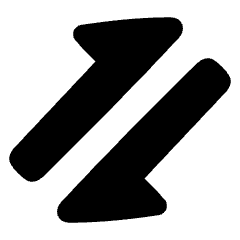 Triangle Arrow Transfer Diagonal 1 Icon from Plump Solid Set