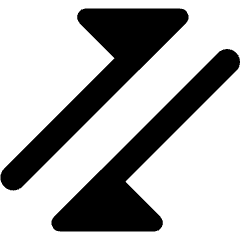 Triangle Arrow Transfer Diagonal 1 Icon from Core Remix Set