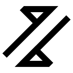 Triangle Arrow Transfer Diagonal 1 Icon from Sharp Line Set