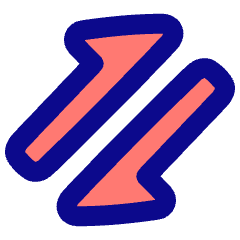 Triangle Arrow Transfer Diagonal 1 Icon from Plump Pop Set