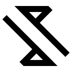 Triangle Arrow Transfer Diagonal 2 Icon from Sharp Line Set