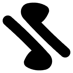 Triangle Arrow Transfer Diagonal 2 Icon from Flex Solid Set