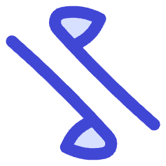 Triangle Arrow Transfer Diagonal 2 Icon from Flex Duo Set
