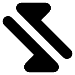 Triangle Arrow Transfer Diagonal 2 Icon from Core Solid Set