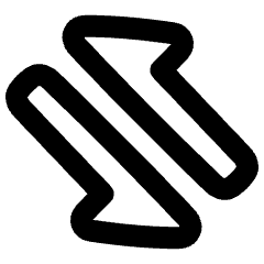 Triangle Arrow Transfer Diagonal 2 Icon from Plump Remix Set