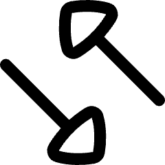 Triangle Arrow Transfer Diagonal 4 Icon from Flex Line Set