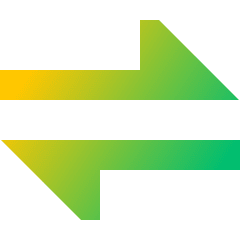 Triangle Arrow Transfer Horizontal 1 Icon from Sharp Gradient Set