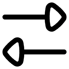 Triangle Arrow Transfer Horizontal 2 Icon from Flex Line Set