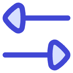 Triangle Arrow Transfer Horizontal 3 Icon from Flex Duo Set