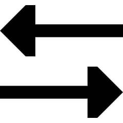 Triangle Arrow Transfer Horizontal 3 Icon from Sharp Remix Set