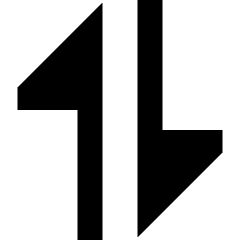 Triangle Arrow Transfer Vertical 1 Icon from Sharp Remix Set