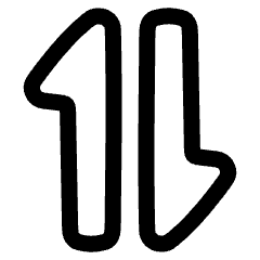 Triangle Arrow Transfer Vertical 1 Icon from Plump Line Set