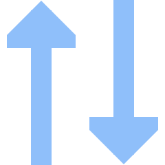 Triangle Arrow Transfer Vertical 2 Icon from Sharp Flat Set