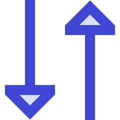 Triangle Arrow Transfer Vertical 3 Icon from Sharp Duo Set