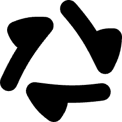 Triangle Arrow Triangle Loop Icon from Flex Solid Set