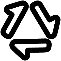 Triangle Arrow Triangle Loop Icon from Plump Remix Set