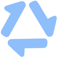 Triangle Arrow Triangle Loop Icon from Plump Flat Set