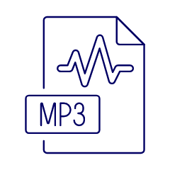 File Sound Mp 3 Illustration from UX Line Set