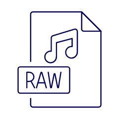 Format File Raw Illustration from UX Line Set