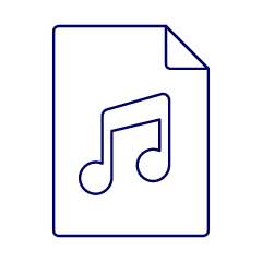 Format File Song Illustration from UX Line Set