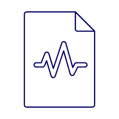Format File Sound Illustration from UX Line Set