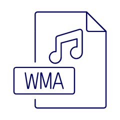 Format File Wma Illustration from UX Line Set
