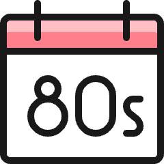 Music Genre 80s Icon from Ultimate Colors Set