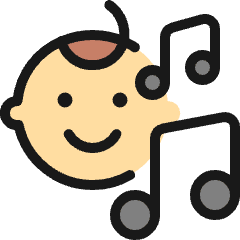 Music Genre Baby Icon from Ultimate Colors Set