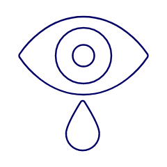 Eye Tear Illustration from UX Line Set