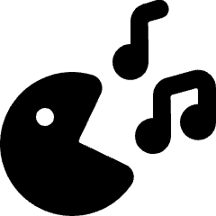 Music Genre Pacman Icon from Ultimate Bold Set