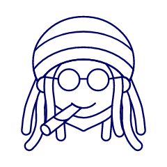 Reggae Weed 1 Illustration from UX Line Set