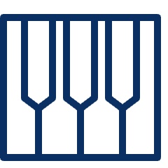 Piano 3 Icon from Cyber Line Set