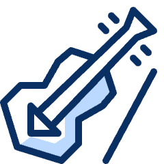Violin Icon from Cyber Duotone Set