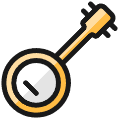 Instrument Banjo Icon from Ultimate Colors Set