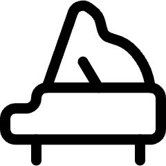 Instrument Classical Piano Icon from Ultimate Regular Set