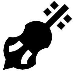 Instrument Contrabass Icon from Nova Solid Set