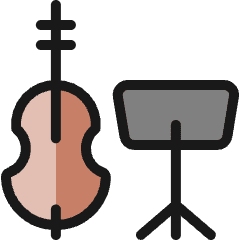 Instrument Contrabass Sheet Icon from Ultimate Colors Set
