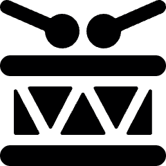 Instrument Drums Icon from Ultimate Bold Set