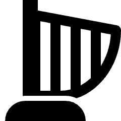 Instrument Harp Icon from Nova Solid Set