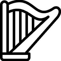 Instrument Harp Icon from Ultimate Light Set