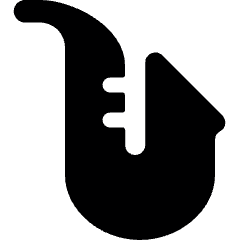 Instrument Saxophone Icon from Ultimate Bold Set
