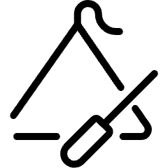 Instrument Triangle Icon from Ultimate Light Set