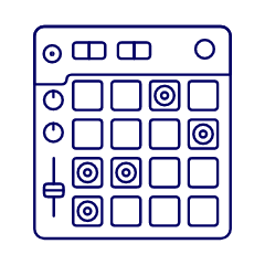 Instruments Pad Controller Illustration from UX Line Set