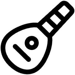 Lute Icon from Ultimate Regular Set