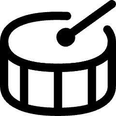 Bass Drum Icon from Flex Line Set