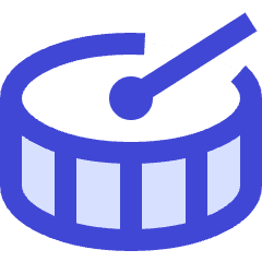 Bass Drum Icon from Sharp Duo Set