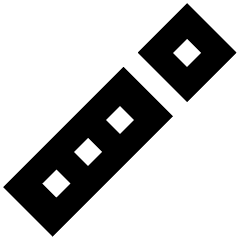 Flute Icon from Sharp Solid Set