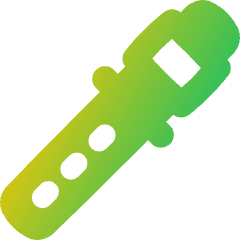 Flute Icon from Flex Gradient Set