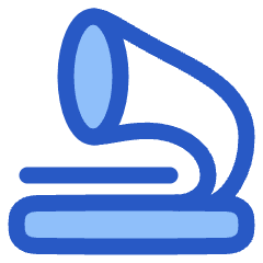 Gramophone Icon from Plump Duo Set